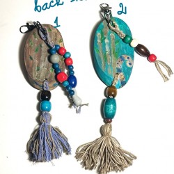 Ethnic Animals Keychain Amulets Lizard and Turtle code 410034
