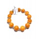 Bracelet "Sea buckthorn at dawn" code 210025 Bracelet "Sea buckthorn at dawn" code 210025