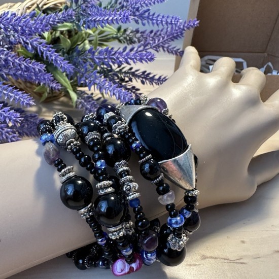 Talisman bracelet made of natural stones code 410004 Talisman bracelet made of natural stones code 410004