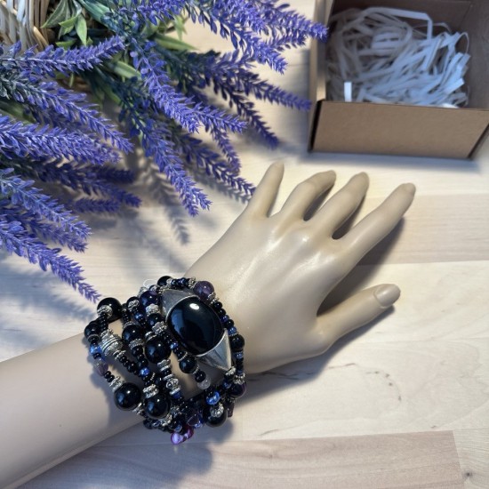 Talisman bracelet made of natural stones code 410004 Talisman bracelet made of natural stones code 410004