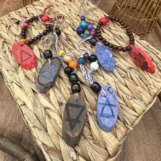Amulets of the four elements “Earth Water Air Fire” code 410031 Amulets of the four elements “Earth Water Air Fire” code 410031