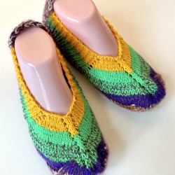 Knitted slippers code 130037