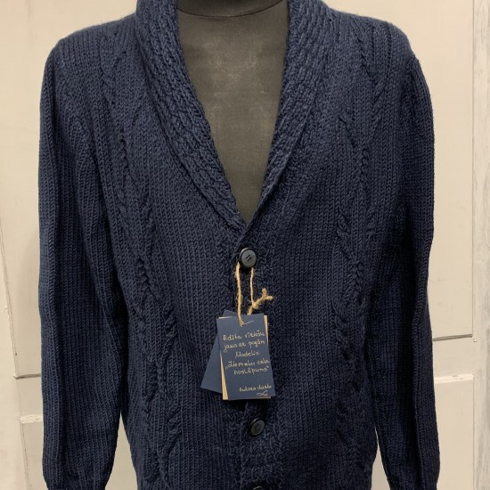 Knitted men's jacket with buttons “Mystery of the Northern Route” code 110003 Knitted men's jacket with buttons “Mystery of the Northern Route” code 110003