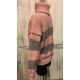 Knitted sweater for women "Pink fog" code 120014