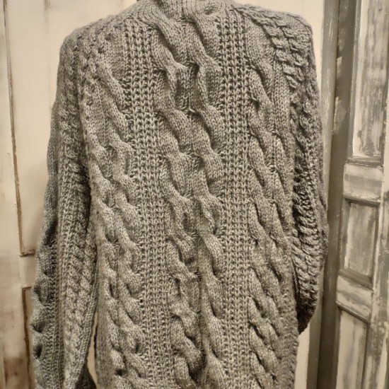 Knitted women's sweater "The Silver Shadow" code 120010 Knitted women's sweater "The Silver Shadow" code 120010